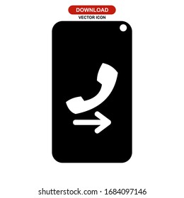 calling icon or logo isolated sign symbol vector illustration - high quality black style vector icons
