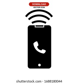 calling icon or logo isolated sign symbol vector illustration - high quality black style vector icons
