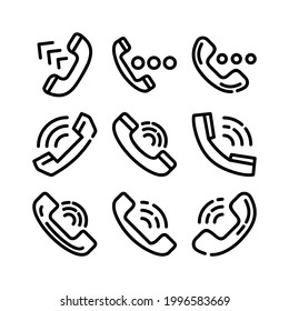 aufrufendes Symbol oder Logo einzeln auf Zeichen, Vektorgrafik - Kollektion von hochwertigen Vektorsymbol in schwarzem Stil
