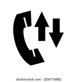 calling icon or logo isolated sign symbol vector illustration - high quality black style vector icons
