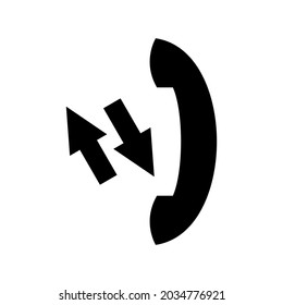calling icon or logo isolated sign symbol vector illustration - high quality black style vector icons
