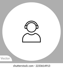 Vector de signo de icono de llamada,Símbolo, ilustración de logotipo para web y móvil