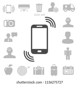 calling icon. vector illustration