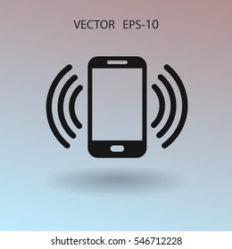calling icon. vector illustration