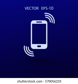 calling icon. vector illustration