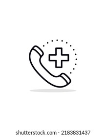calling icon vector illustration, eps 10