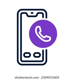 calling icon for your website, mobile, presentation, and logo design.