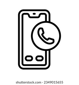 icono de llamada para tu sitio web, móvil, presentación y diseño de logotipo.