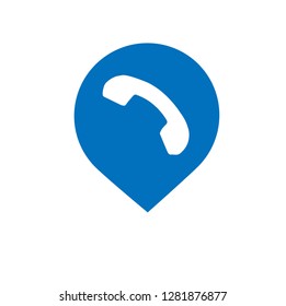 calling logo design, vector