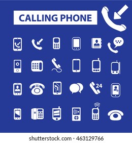 calling phone icons