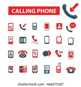 calling phone icons