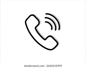 calling phone tune Icons vector illustration sign and symbols.