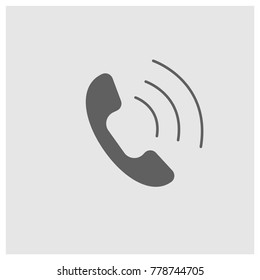 Calling phone vector icon.