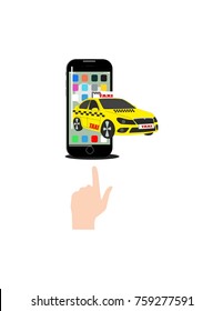 Calling a taxi