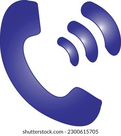 Calling telephone illustration design art