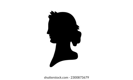 Calliope silhouette, high quality vector