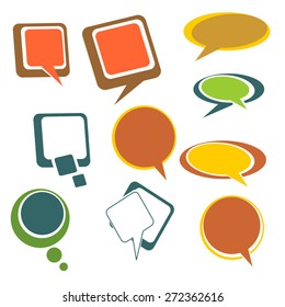 Callout Bubbles - stylist speech bubble