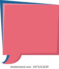 Callout Kommunikation flache Form Clipart Vektorgrafik für Mehrzweckgebrauch