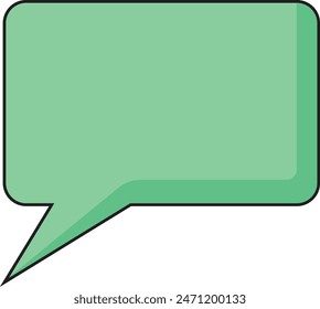 Vector de Clipart de texto de forma de comunicación de llamada para uso múltiple