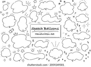 Callout design set with highlighter accents