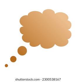 Callout Gradient Art Vector Design