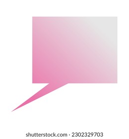 Callout Gradient Art Vector Design