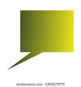 Callout Gradient Art Vector Design