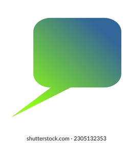Callout Gradient Art Vector Design