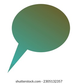 Callout Gradient Art Vector Design