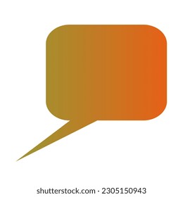 Callout Gradient Art Vector Design