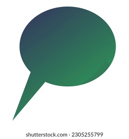 Callout Gradient Art Vector Design