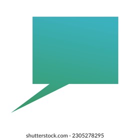 Callout Gradient Art Vector Design