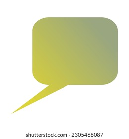 Callout Gradient Art Vector Design