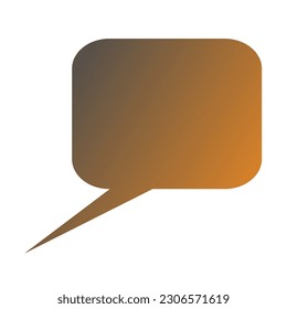 Callout Gradient Art Vector Design