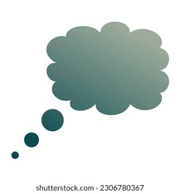 Callout Gradient Art Vector Design