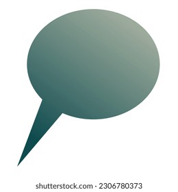 Callout Gradient Art Vector Design