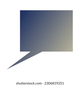 Callout Gradient Art Vector Design