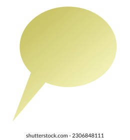 Callout Gradient Art Vector Design