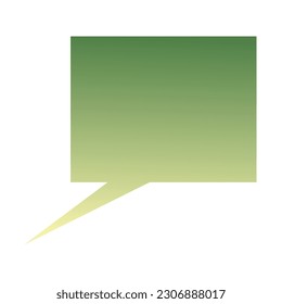 Callout Gradient Art Vector Design