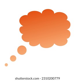 Callout Gradient Art Vector Design