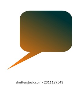 Callout Gradient Art Vectordesign