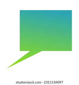 Callout Gradient Art Vector Design