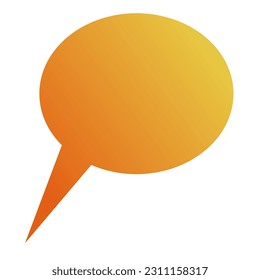 Callout Gradient Art Vector Design