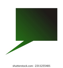 Callout Gradient Art Vector Design