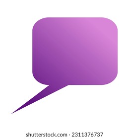 Callout Gradient Art Vector Design