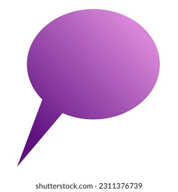 Callout Gradient Art Vector Design