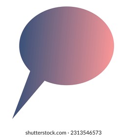 Callout Gradient Art Vector Design