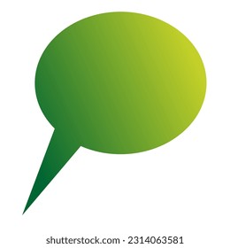 Callout Gradient Art Vector Design