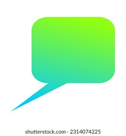 Callout Gradient Art Vector Design