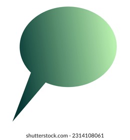 Callout Gradient Art Vectordesign